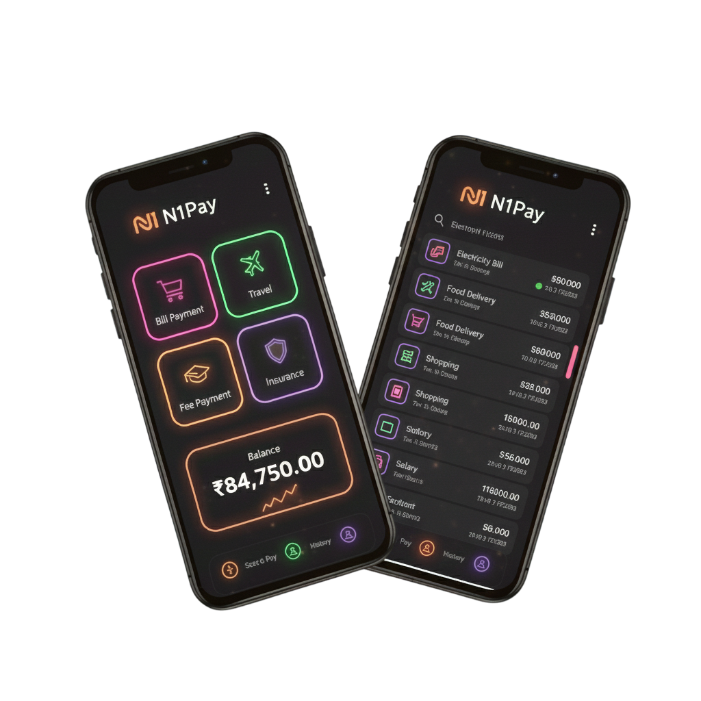 N1Pay App Mockup